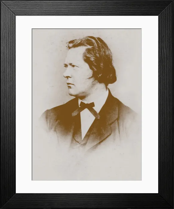 Framed Print : Portrait of the organist and composer Theodor Kirchner (1823-1903). Creator: Anonymous Framed Print : Portrait of the organist and composer Theodor Kirchner (1823-1903). Creator: Anonymous