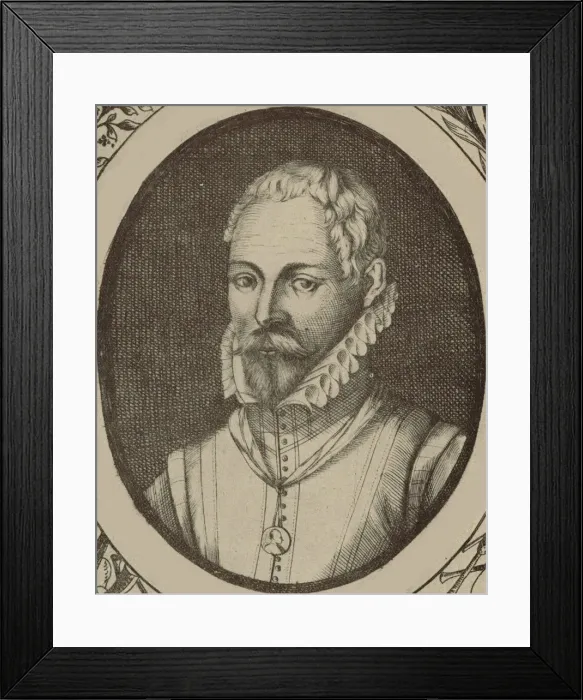 Framed Print : Portrait of the composer Roland de Lassus (1532-1594). Creator: Meyssens (Mijtens) Framed Print : Portrait of the composer Roland de Lassus (1532-1594). Creator: Meyssens (Mijtens)