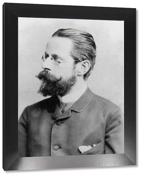 Portrait of the composer Heinrich von Herzogenberg (1843-1900), c. 1880. Creator: Anonymous