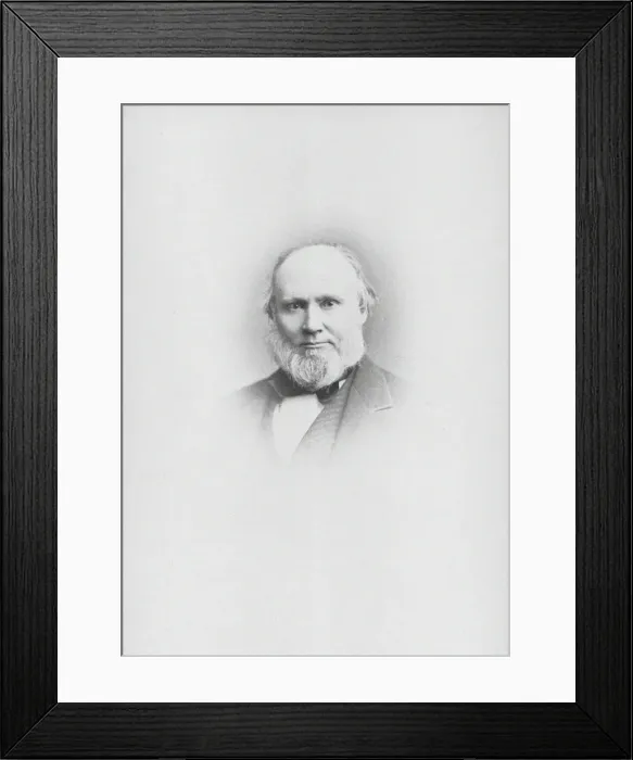 Framed Print : Portrait of the composer Edward John Hopkins (1818-1901). Creator: Anonymous Framed Print : Portrait of the composer Edward John Hopkins (1818-1901). Creator: Anonymous