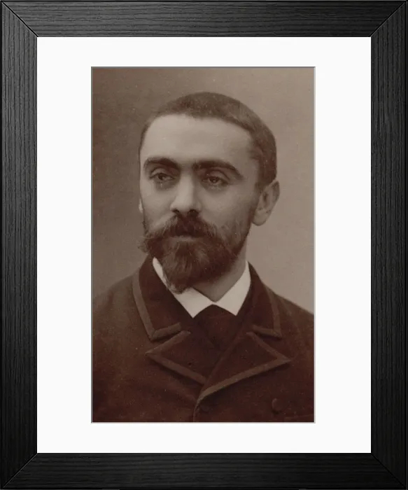 Framed Print : Portrait of the composer Georges Hüe (1858-1948), 1900s. Creator: Nadar, Gaspard-Felix Framed Print : Portrait of the composer Georges Hüe (1858-1948), 1900s. Creator: Nadar, Gaspard-Felix