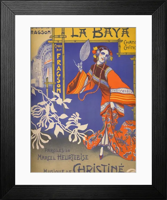 Framed Print : La Baya, 1911. Creator: Unknown Framed Print : La Baya, 1911. Creator: Unknown