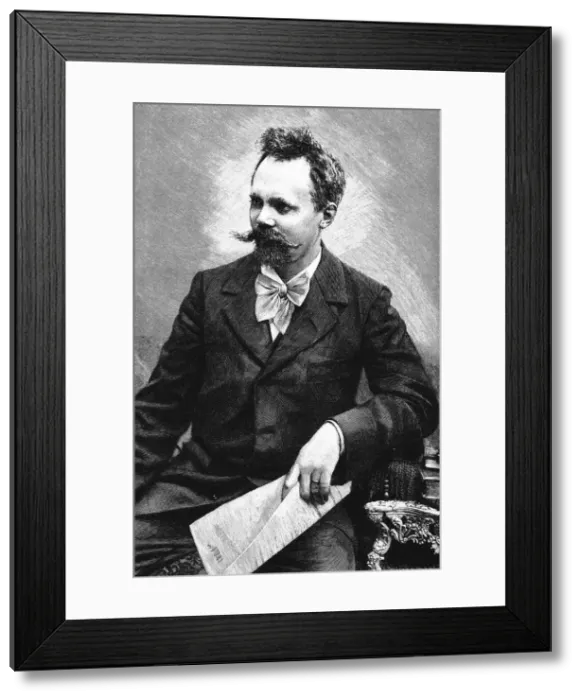 Framed Print : Portrait of the Composer Engelbert Humperdinck (1854-1921). Creator: Brend amour, Richard Framed Print : Portrait of the Composer Engelbert Humperdinck (1854-1921). Creator: Brend amour, Richard