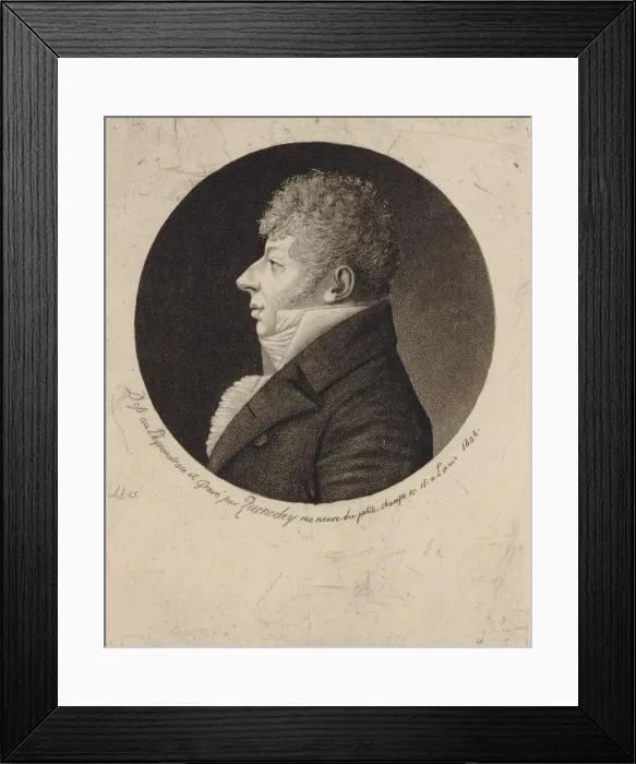 Framed Print : Portrait of the violinist and composer Jean Nicolas Auguste Kreutzer (1778-1832), 1808 Framed Print : Portrait of the violinist and composer Jean Nicolas Auguste Kreutzer (1778-1832), 1808