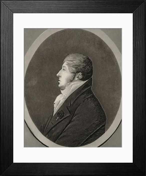Framed Print : Portrait of the Composer Nicolo Isouard (1775-1818). Creator: Anonymous Framed Print : Portrait of the Composer Nicolo Isouard (1775-1818). Creator: Anonymous