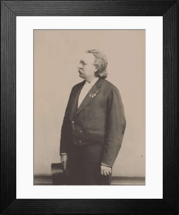 Framed Print : Portrait of the organist and composer Edmund Kretschmer (1830-1908). Creator: Hoffert Framed Print : Portrait of the organist and composer Edmund Kretschmer (1830-1908). Creator: Hoffert