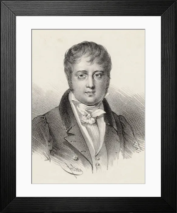 Framed Print : Portrait of the Composer Nicolo Isouard (1775-1818). Creator: Ducarme, Pierre Francois Framed Print : Portrait of the Composer Nicolo Isouard (1775-1818). Creator: Ducarme, Pierre Francois