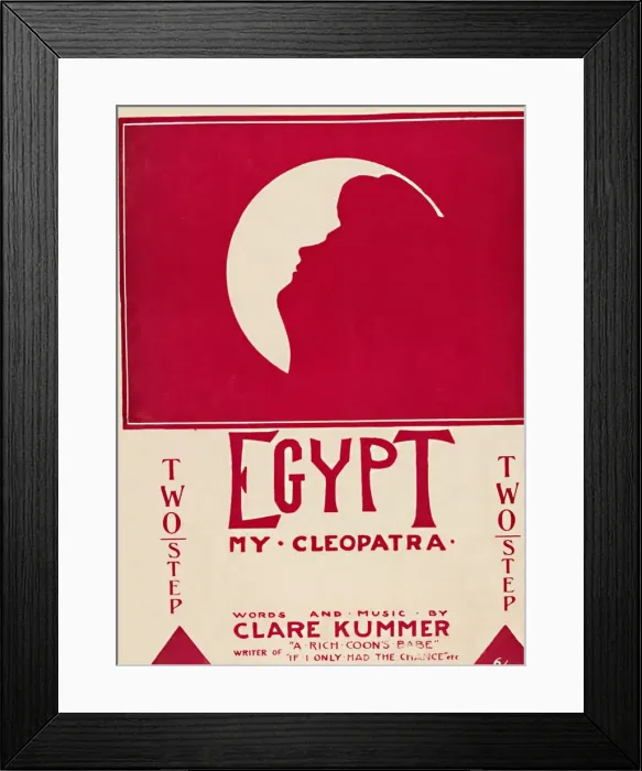 Framed Print : Egypt, my Cleopatra, 1904. Creator: Unknown Framed Print : Egypt, my Cleopatra, 1904. Creator: Unknown