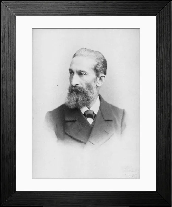 Framed Print : Portrait of the pianist and composer Salomon Jadassohn (1831-1902). Creator: Anonymous Framed Print : Portrait of the pianist and composer Salomon Jadassohn (1831-1902). Creator: Anonymous