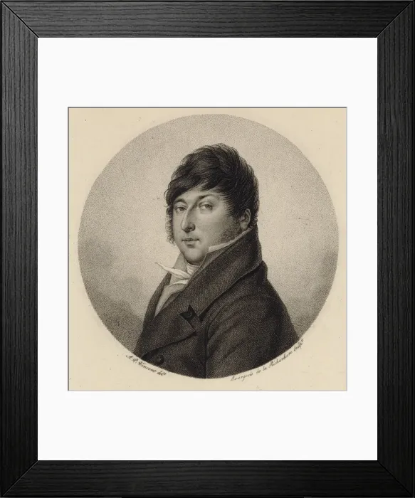 Framed Print : Portrait of the composer Rodolphe Kreutzer (1766-1831). Creator: Bourgeois de la Richardiere