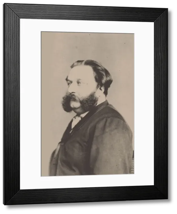 Framed Print : Portrait of the Composer Alfred Jaell (1832-1882). Creator: Anonymous Framed Print : Portrait of the Composer Alfred Jaell (1832-1882). Creator: Anonymous