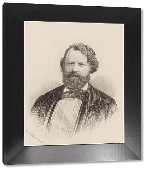 Portrait of the violinist and composer Joseph Joachim (1831-1907). Creator: Weger