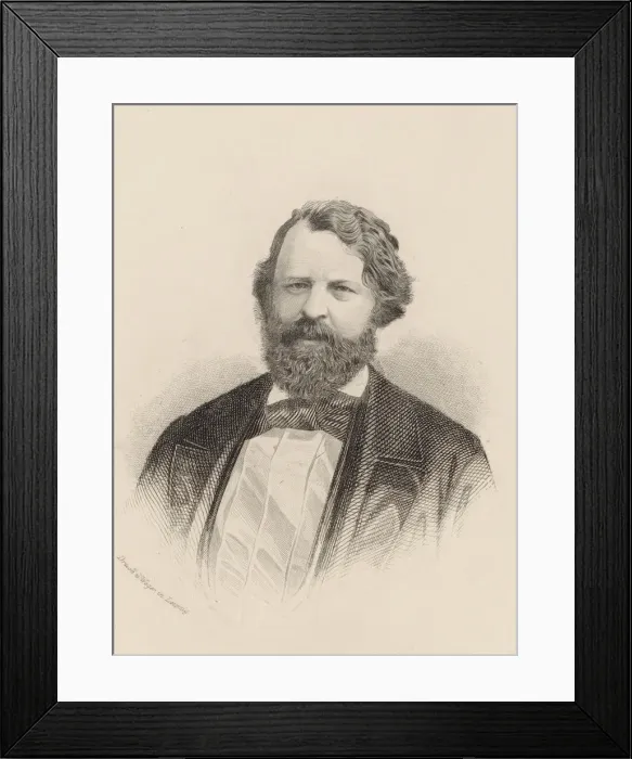Framed Print : Portrait of the violinist and composer Joseph Joachim (1831-1907). Creator: Weger Framed Print : Portrait of the violinist and composer Joseph Joachim (1831-1907). Creator: Weger