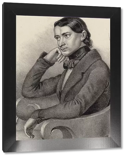 Portrait of the Composer Alfred Joly, 1850. Creator: Anonymous