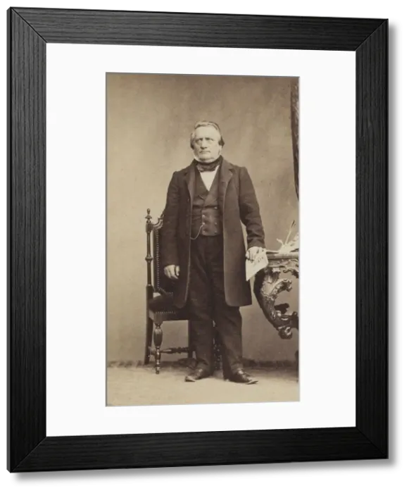 Framed Print : Portrait of the Composer Franz Lachner (1803-1890), c. 1850. Creator: Anonymous Framed Print : Portrait of the Composer Franz Lachner (1803-1890), c. 1850. Creator: Anonymous