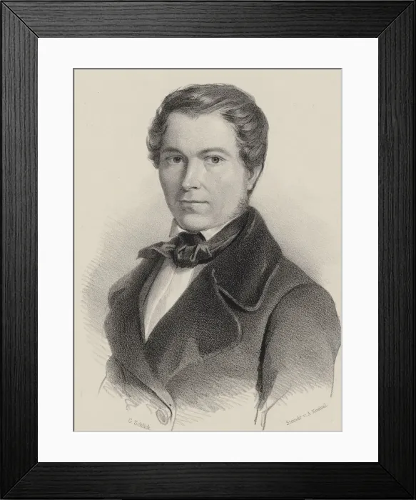 Framed Print : Portrait of the violinist and composer Joseph Labitzky (1802-1881), 1840. Creator: Schlick Framed Print : Portrait of the violinist and composer Joseph Labitzky (1802-1881), 1840. Creator: Schlick