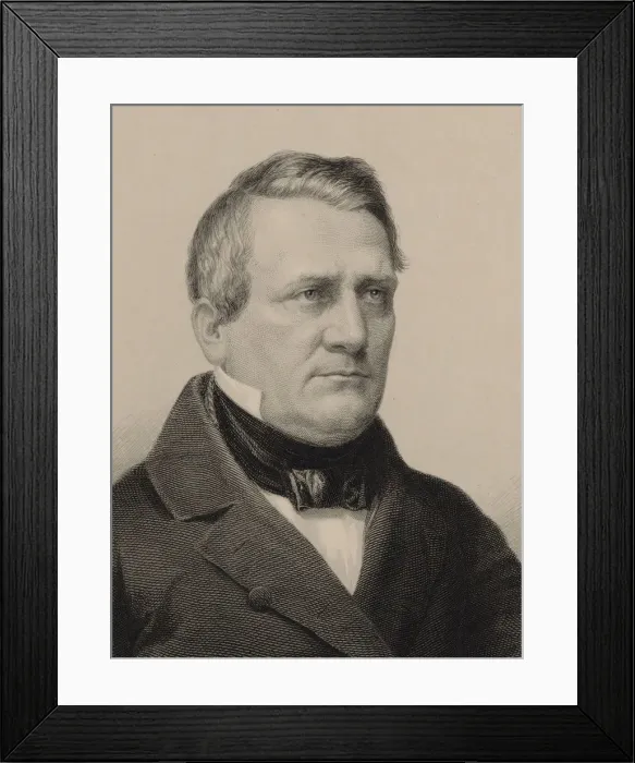 Framed Print : Portrait of the Composer Franz Lachner (1803-1890), 1850 Framed Print : Portrait of the Composer Franz Lachner (1803-1890), 1850