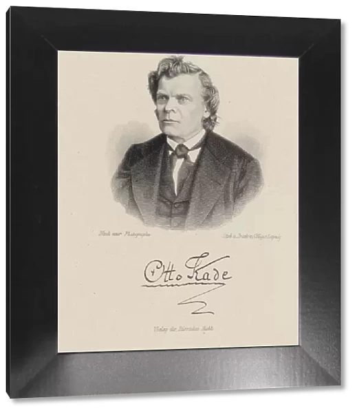 Portrait of the Composer Otto Kade (1819-1900). Creator: Weger, August (1823-1892)