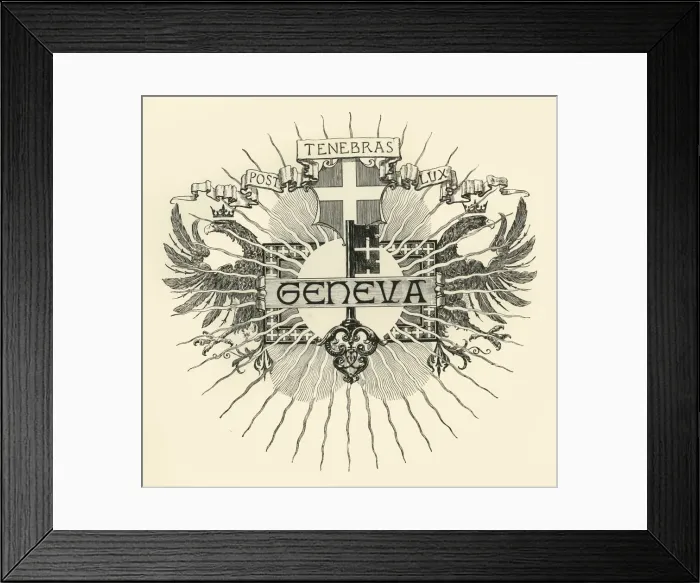 Framed Print : Geneva, 1891. Creator: Unknown Framed Print : Geneva, 1891. Creator: Unknown