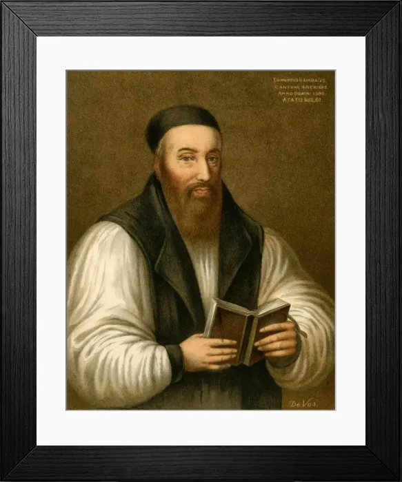 Framed Print : Archbishop Grindal, c1580, (19th century?). Creator: Unknown