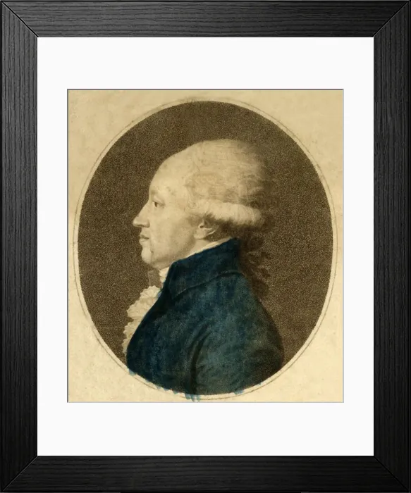 Framed Print : Jean Rewbel, c1789. Creator: Franz Gabriel Fiessinger Framed Print : Jean Rewbel, c1789. Creator: Franz Gabriel Fiessinger