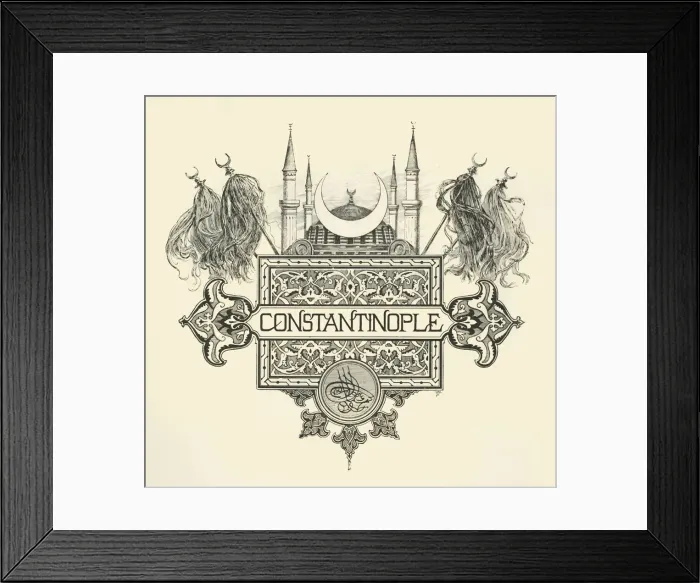 Framed Print : Constantinople, late 19th-early 20th century. Creator: Unknown Framed Print : Constantinople, late 19th-early 20th century. Creator: Unknown