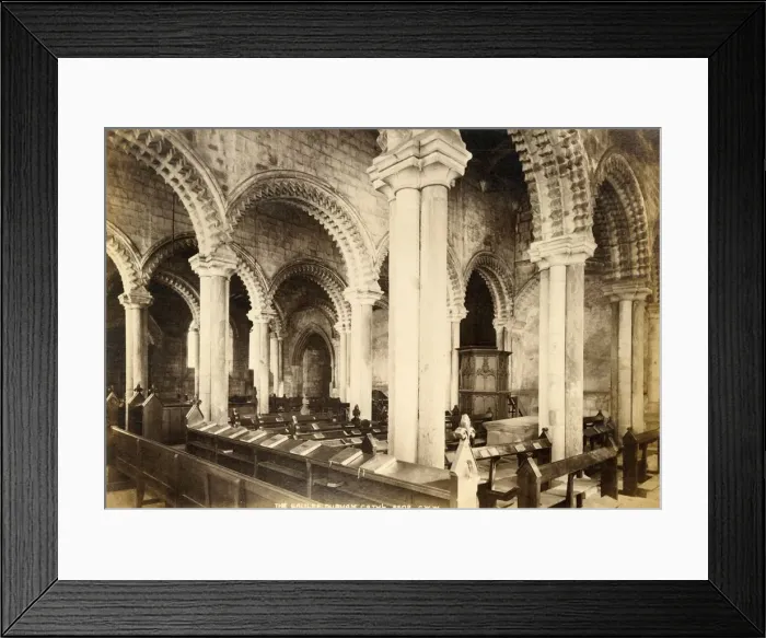 Framed Print : Galilee Chapel, Durham Cathedral, 1893. Creator: Unknown Framed Print : Galilee Chapel, Durham Cathedral, 1893. Creator: Unknown