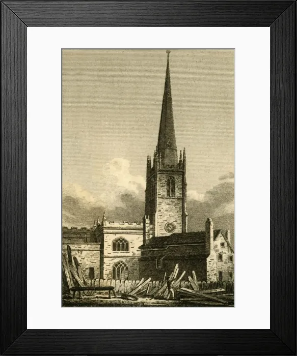 Framed Print : St. Nicholas Church, Liverpool, 1812. Creator: James Sargant Storer Framed Print : St. Nicholas Church, Liverpool, 1812. Creator: James Sargant Storer