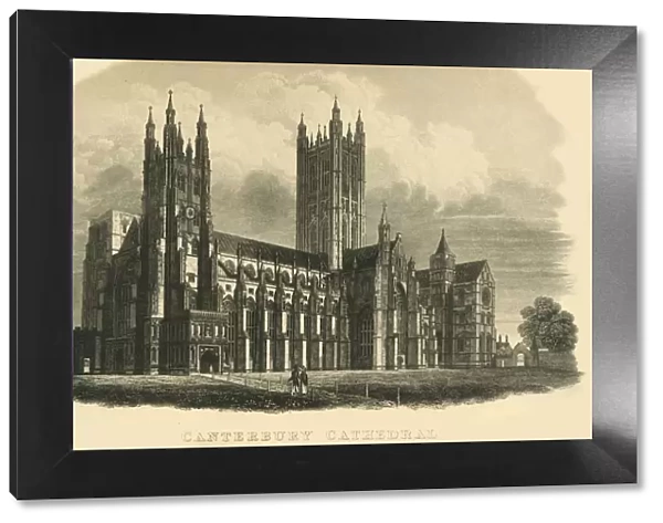 Canterbury Cathedral, early-mid 19th century. Creator: Unknown