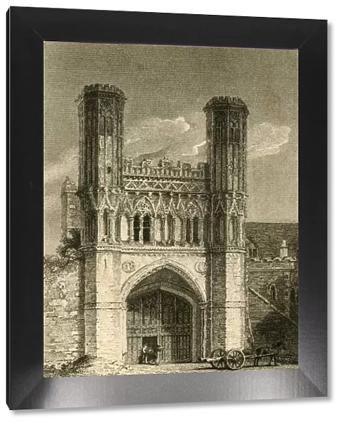 St. Augustines Gate, (Canterbury) Kent, 1802. Creator: Samuel Rawle