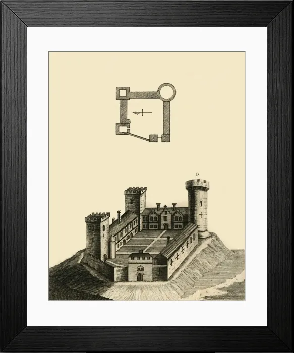 Framed Print : Cambridge Castle, c1783. Creator: Unknown Framed Print : Cambridge Castle, c1783. Creator: Unknown