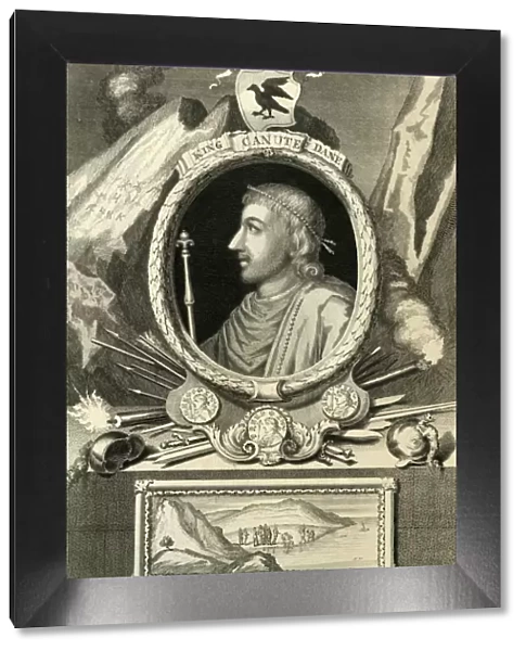 King Canute the Dane, 1732. Creator: George Vertue