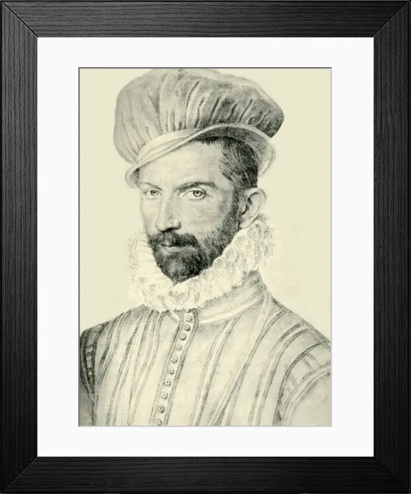 Framed Print : Monsieur de Chateauneuf, Guillaume de l Aubespine, 1573, (1907). Creator: Unknown Framed Print : Monsieur de Chateauneuf, Guillaume de l Aubespine, 1573, (1907). Creator: Unknown