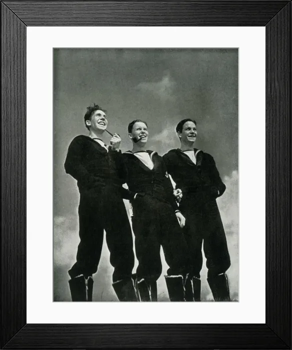 Framed Print : Men of the Royal Navy, c1943. Creator: Unknown Framed Print : Men of the Royal Navy, c1943. Creator: Unknown