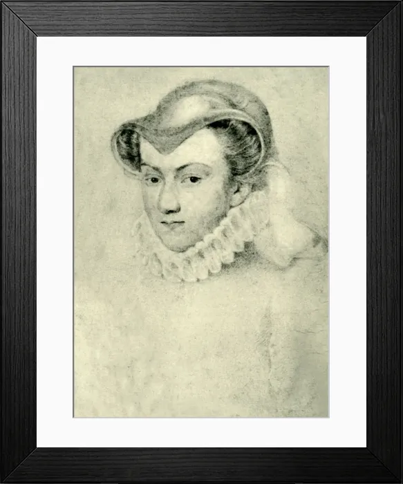 Framed Print : Elisabeth of Austria, Queen of France, 1572, (1907). Creator: Unknown Framed Print : Elisabeth of Austria, Queen of France, 1572, (1907). Creator: Unknown