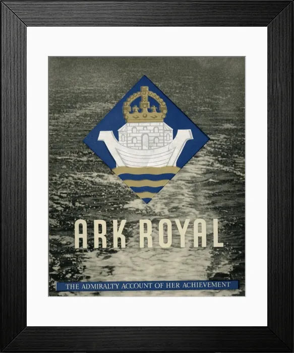 Framed Print : Cover of pamphlet about HMS Ark Royal, 1942. Creator: Unknown Framed Print : Cover of pamphlet about HMS Ark Royal, 1942. Creator: Unknown