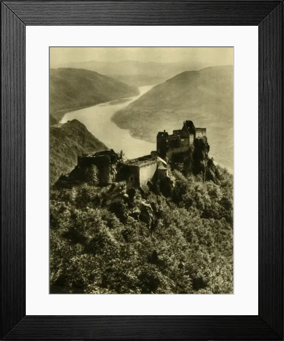 Framed Print : Aggstein Castle, Wachau, Lower Austria, c1935. Creator: Unknown Framed Print : Aggstein Castle, Wachau, Lower Austria, c1935. Creator: Unknown