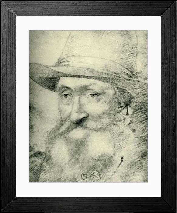 Framed Print : Pierre Quesnel, 1574, (1907). Creator: Unknown Framed Print : Pierre Quesnel, 1574, (1907). Creator: Unknown
