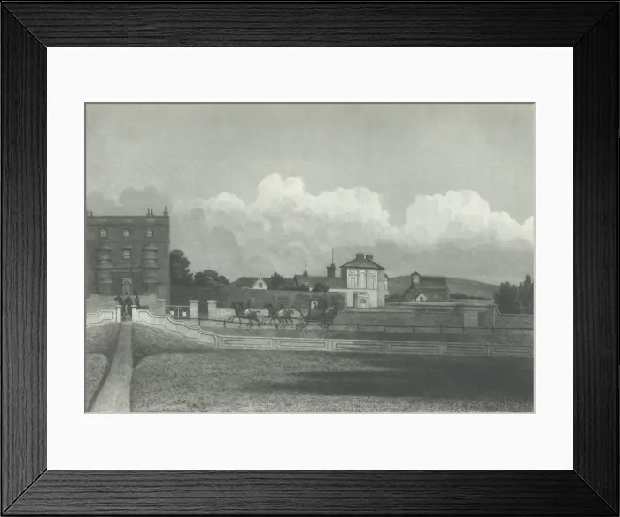 Framed Print : Hove Church, From the Sea, 1835. Creator: Charles J Smith Framed Print : Hove Church, From the Sea, 1835. Creator: Charles J Smith