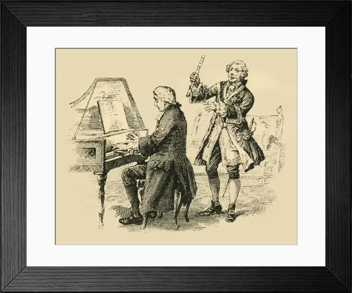 Framed Print : The King exclaimed repeatedly, Only one Bach! Only one Bach!, (1907)