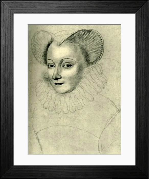 Framed Print : Madame Forget de Fresne, 1574, (1907). Creator: Unknown Framed Print : Madame Forget de Fresne, 1574, (1907). Creator: Unknown