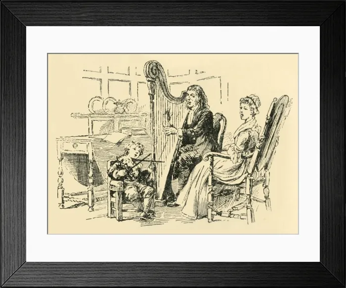 Framed Print : He was imitating the playing of a violin, (1907). Creator: Unknown Framed Print : He was imitating the playing of a violin, (1907). Creator: Unknown