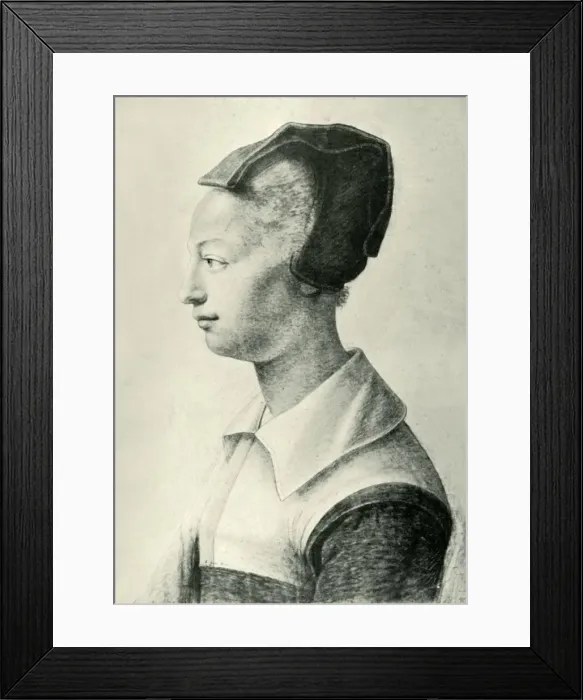 Framed Print : Francoise Heseque, 1629, (1907). Creator: Unknown Framed Print : Francoise Heseque, 1629, (1907). Creator: Unknown