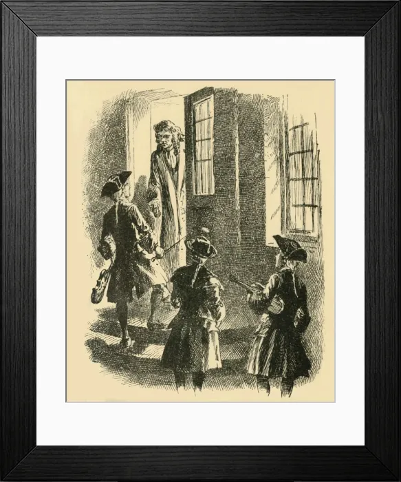 Framed Print : Whose music is that which you were playing just now?, (1907). Creator: Unknown Framed Print : Whose music is that which you were playing just now?, (1907). Creator: Unknown