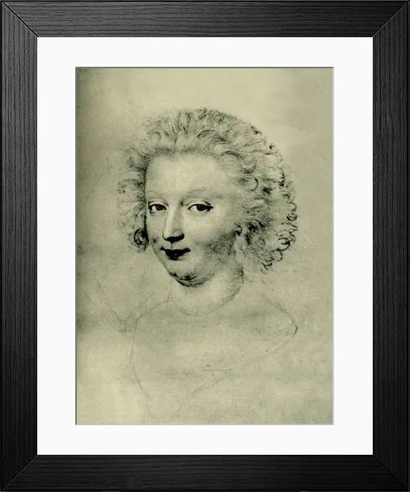 Framed Print : Madame de Grandmare, c1622?, (1907). Creator: Unknown Framed Print : Madame de Grandmare, c1622?, (1907). Creator: Unknown