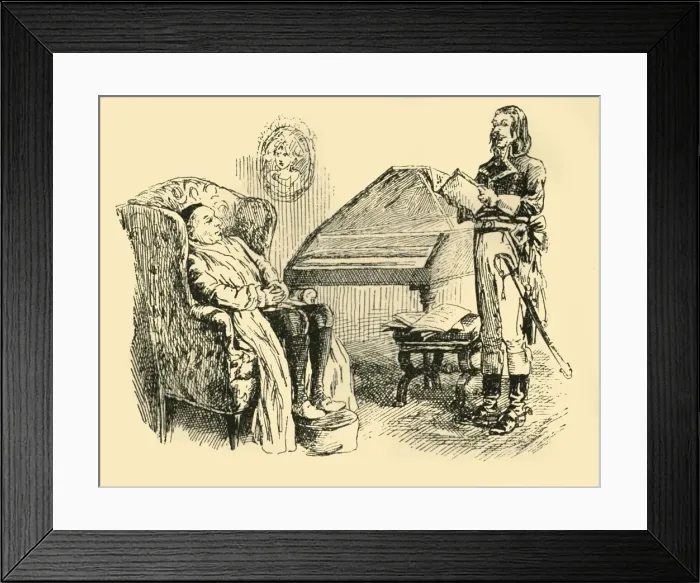 Framed Print : Haydns eyes filled with tears, (1907). Creator: Unknown Framed Print : Haydns eyes filled with tears, (1907). Creator: Unknown