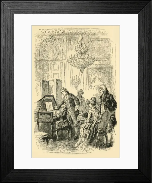 Framed Print : Played before the Court at Versailles, (1907). Creator: Unknown Framed Print : Played before the Court at Versailles, (1907). Creator: Unknown