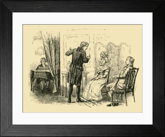 Framed Print : Pay attention to this young man, for he will make a noise in the world some day, (1907) Framed Print : Pay attention to this young man, for he will make a noise in the world some day, (1907)