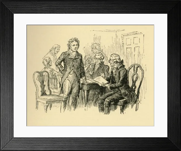 Framed Print : Haydn praised the composition highly, (1907). Creator: Unknown Framed Print : Haydn praised the composition highly, (1907). Creator: Unknown