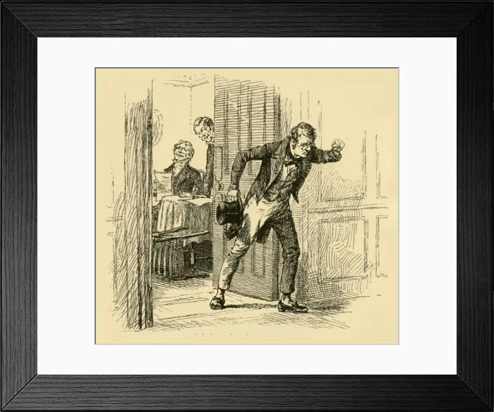 Framed Print : Schubert fled from the room, (1907). Creator: Unknown Framed Print : Schubert fled from the room, (1907). Creator: Unknown